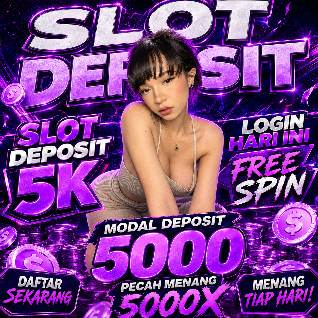 TIKET365 ☘︎ Slot Gacor Depo 5K,5000,5rb via QRIS & DANA, Peluang Maxwin Tinggi Paling Canggih Gampang Menang